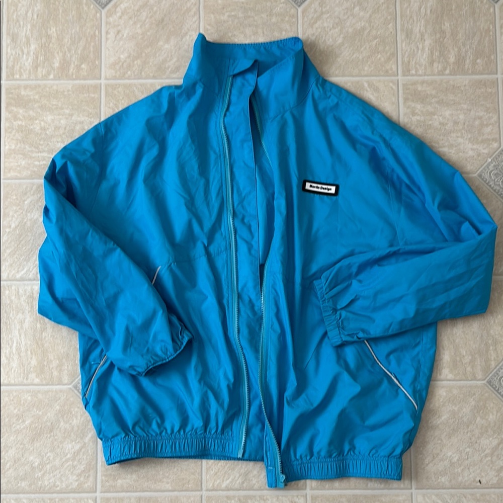 Blue Water Resistant Jacket